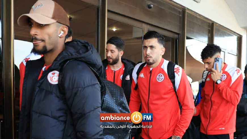 بعثة المنتخب الوطني تسافر بإتجاه القاهرة